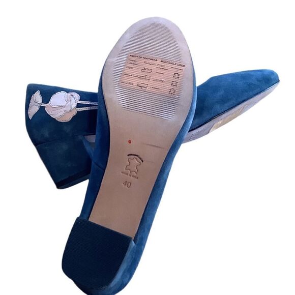 Anthropologie Jasper & Jeera Suede and Leather Pumps 40 - Picture 6 of 10